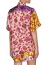 Back View - Click To Enlarge - ZIMMERMANN - 'The Lovestruck' Contrast Floral Graphic Print Silk Shirt