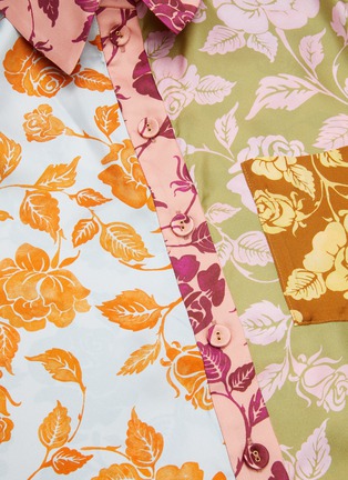  - ZIMMERMANN - 'The Lovestruck' Contrast Floral Graphic Print Silk Shorts