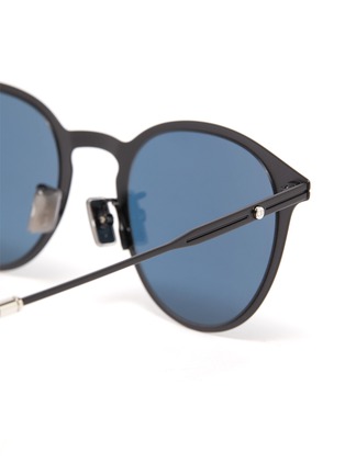 Detail View - Click To Enlarge - DIOR - 'DiorEssential RU' Metal Round Frame Sunglasses