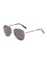 Main View - Click To Enlarge - DIOR - 'Dior180° AU' Double Bridge Metal Frame Aviator Sunglasses