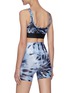 Back View - Click To Enlarge - P.E NATION - 'Top Spin' Logo Hemline Abstract Print Sports Bra