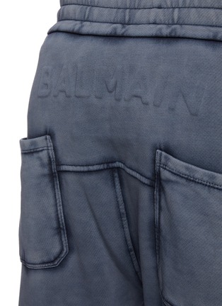 - BALMAIN - Drop crotch wash drawstring sweatpants