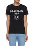 Main View - Click To Enlarge - BALMAIN - Logo Print Cotton T-shirt