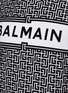  - BALMAIN - Monogram flock logo print T-shirt
