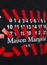  - MAISON MARGIELA - Tape print numerical logo oversized hoodie