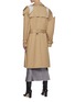Back View - Click To Enlarge - MAISON MARGIELA - Deconstructed sleeve trench coat