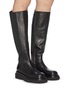 Figure View - Click To Enlarge - PEDDER RED - Westley' Platform Leather Boots