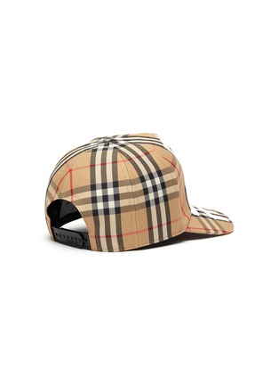 Figure View - Click To Enlarge - BURBERRY - Love print vintage check baseball cap