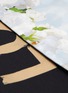 Detail View - Click To Enlarge - BURBERRY - Garden Graphic Slogan Print Skinny Silk Scarf