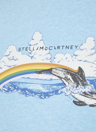  - STELLA MCCARTNEY - x Greenpeace Dolphin Graphic Print Cotton Sweatshirt