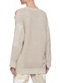 Back View - Click To Enlarge - STELLA MCCARTNEY - Sleeve Patchwork Shoulder Cutout Sweater