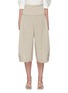 Main View - Click To Enlarge - STELLA MCCARTNEY - Contrast Side Panel Foldover Waist Wide Leg Shorts