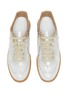 Detail View - Click To Enlarge - MAISON MARGIELA - 'Replica' faux leather PVC sneakers