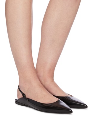 Figure View - Click To Enlarge - PACIOTTI - Diana' slingback leather flats