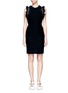 Main View - Click To Enlarge - 3.1 PHILLIP LIM - Detachable ruffle sleeve dense knit cropped dress