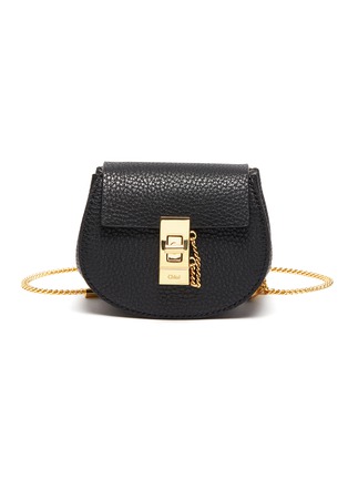 Main View - Click To Enlarge - CHLOÉ - Drew' leather crossbody backpack