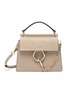 Main View - Click To Enlarge - CHLOÉ - Faye' small chain top handle bag