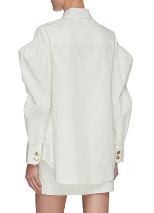 Back View - Click To Enlarge - ACLER - DUNBAR' Ruch Puff Sleeve Shirt