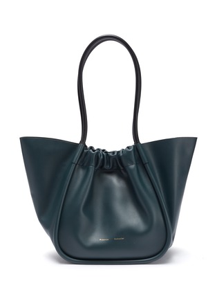 Main View - Click To Enlarge - PROENZA SCHOULER - Ruched large leather tote
