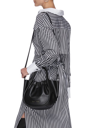 Figure View - Click To Enlarge - PROENZA SCHOULER - Ruched small leather tote