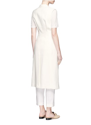 Back View - Click To Enlarge - 3.1 PHILLIP LIM - Sculpted waist double breasted sleeveless coat