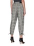 Back View - Click To Enlarge - ALICE & OLIVIA - HELENE' Retractable Hem Check Pants