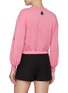 Back View - Click To Enlarge - ALICE & OLIVIA - Bernetta' Embroidered Stace Face Drawstring Hem Sweater