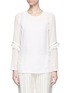 Main View - Click To Enlarge - 3.1 PHILLIP LIM - Ruffle zip sleeve blouse