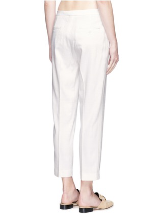Back View - Click To Enlarge - 3.1 PHILLIP LIM - Crochet stripe cropped tailored pants
