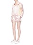 Figure View - Click To Enlarge - 3.1 PHILLIP LIM - 'Western' stud floral jacquard satin bloomer shorts
