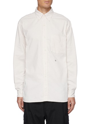 Main View - Click To Enlarge - NANAMICA - Striped button down wind shirt