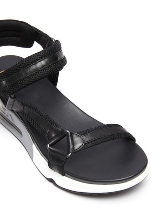 Detail View - Click To Enlarge - ASH - Led' double band air sole velcro sandals