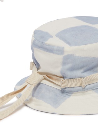 Detail View - Click To Enlarge - JACQUEMUS - Le Bob Grain' colour splash canvas bucket hat