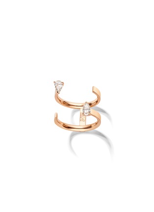 Main View - Click To Enlarge - REPOSSI - Serti sur Vide' diamond rose gold ring