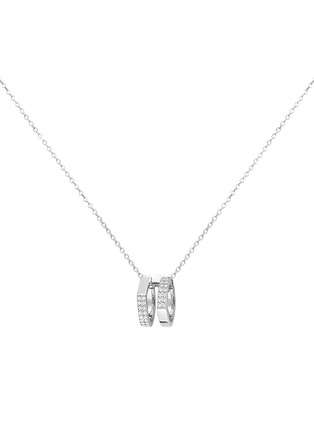 Main View - Click To Enlarge - REPOSSI - Antifer' diamond white gold pendant necklace