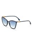 Main View - Click To Enlarge - FENDI - Cat eye acetate frame sunglasses