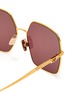 Detail View - Click To Enlarge - FENDI - Square metal frame sunglasses