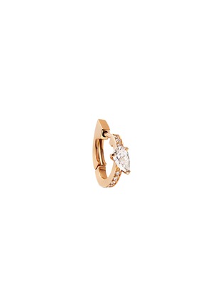 Main View - Click To Enlarge - REPOSSI - 'Serti sur vide' diamond rose gold earrings