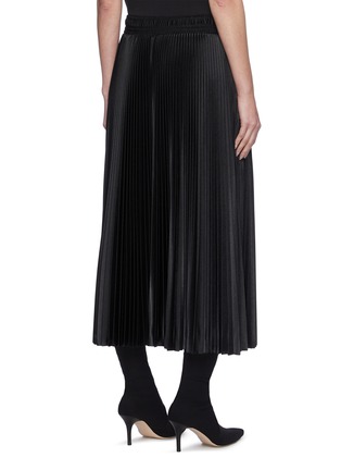 Back View - Click To Enlarge - BALENCIAGA - Elastic waistband pleated skirt