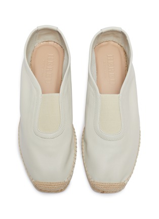 Detail View - Click To Enlarge - HEREU - 'AZARBE' Leather Slip On Espadrilles