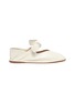 Main View - Click To Enlarge - HEREU - 'Llasda' Front Knot Detail Leather Ballet Flats
