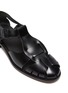 Detail View - Click To Enlarge - HEREU - 'Pesca' Interlocking Panel Buckle Strap Leather Sandals