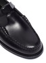 Detail View - Click To Enlarge - HEREU - 'Alber' Leather T-bar Loafers