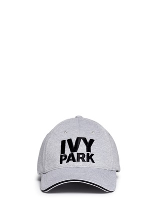 Main View - Click To Enlarge - TOPSHOP - Logo marled baseball cap