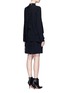 Back View - Click To Enlarge - PROENZA SCHOULER - Slit panel drop waist crepe dress