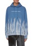 Main View - Click To Enlarge - FENG CHEN WANG - Logo Embroidered Gradient Tie-Dye Cotton Hoodie