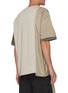 Back View - Click To Enlarge - FENG CHEN WANG - Deconstructed Contrast Panel Patch Pocket T-shirt