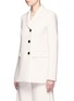 Front View - Click To Enlarge - THEORY - 'Gregie' asymmetric button twill jacket
