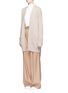 Front View - Click To Enlarge - THEORY - 'Analiese' foldup cuff alpaca-wool long cardigan
