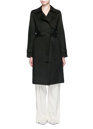 Main View - Click To Enlarge - THEORY - 'Oaklane' belted wool-cashmere coat